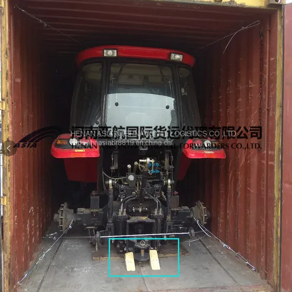 Zhengzhou --Brest Loading Tractors Railway