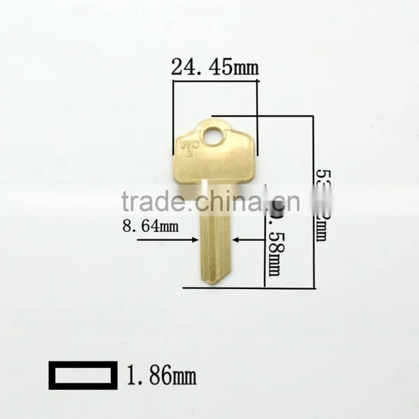 WC2 High Quality Door Blank Key(Hot Sale!!!) photo-2