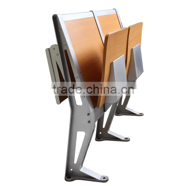 New Design Aluminum School Desk and Chair University Furniture Classroom Chair TC954-1-E photo-2