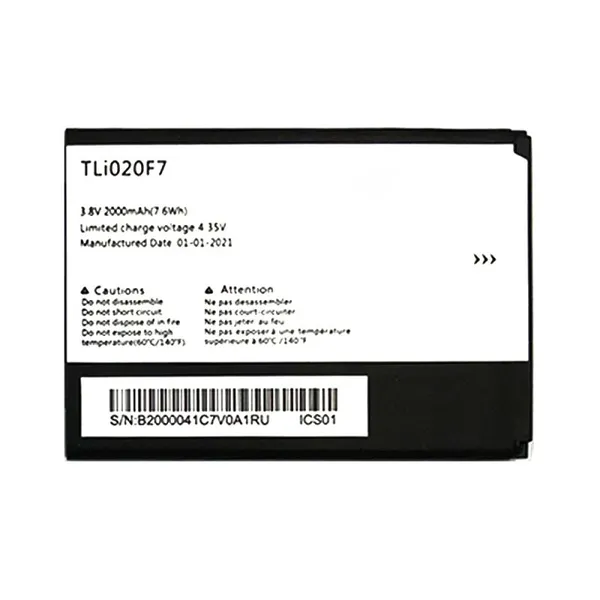 2000mAh Rechargeable Batteries Digital Battery For ALCATEL TLi020F7 4047 Cell Phone Parts photo-2