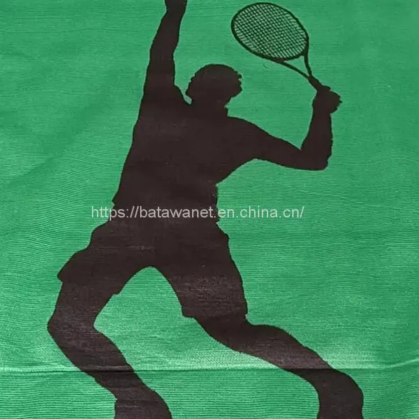 12m x 2m 18m x 2m Tennis Court Windscreen With Logo,Woven HDPE 180gsm Privacy Screen photo-3