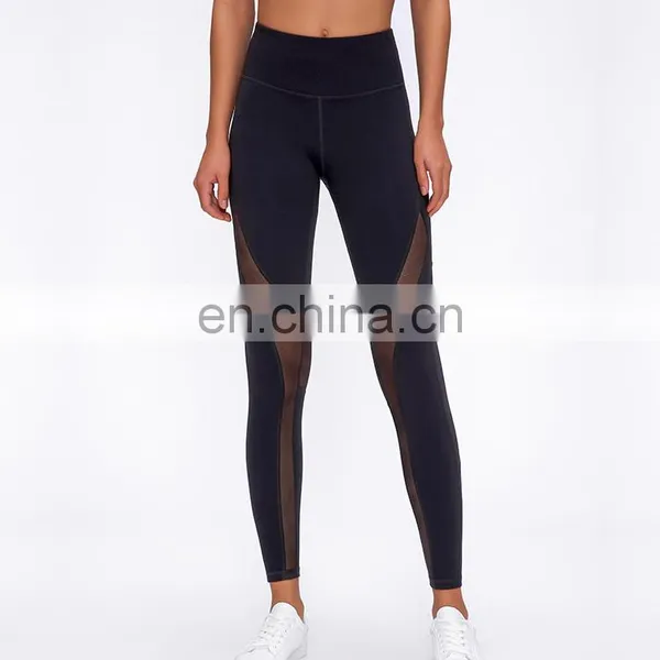Clothes Fitness Wear Wholesale Women Mesh Yoga Pants Leggings Newest Ready to Ship Private Label High Quality Fabric Sportswear photo-5