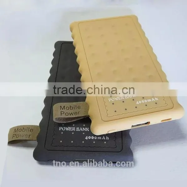 Wholesale Biscuit Power Bank Charger 4000mAh for Samsung photo-2
