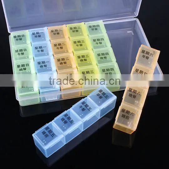 Hot Sale Newest Design Child Resistant Plastic Pill Box photo-3
