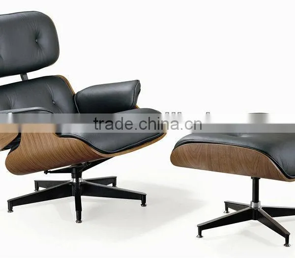 Luxury Living Room Furniture Ottoman Genuine Leather Lounge photo-6
