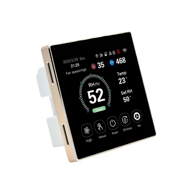 4 Inch LCD Color Screen Ventilation System Control Plus Dehumidification Control Smart Controller photo-4