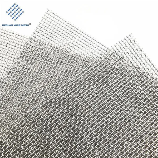 Incoloy 825 Nickel Alloy Wire Mesh High Temperature Alloy Mesh For Sulfuric Acid Pickling Plants Nickel Alloy Mesh