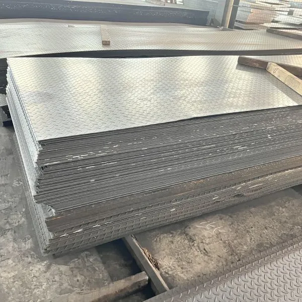Q345b Metal 20mm A36 Carbon Steel Steel Baking Plate Checkered Sheet photo-2