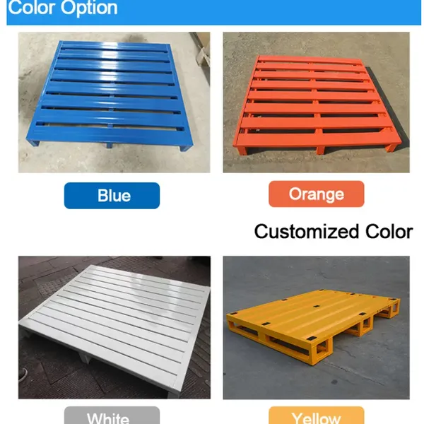 High-Bearing Durable Customized Metal Pallets: Electrostatic Spraying Steel Pallets for Logistics