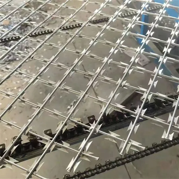 Double Concertina Razor Barbed Wire Galvanized Mesh Roll With Clips for High Security Fencing photo-2