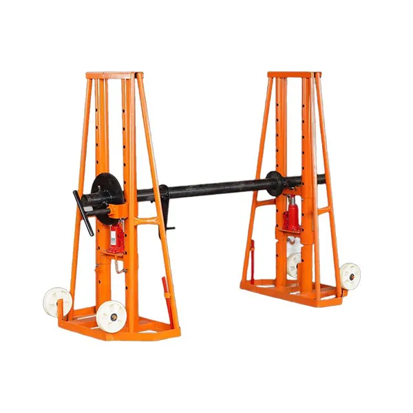 Heavy-Duty Elec-Hyd Cable Pay-Off Rack | 5T Cap, Steel, Global Use photo-3