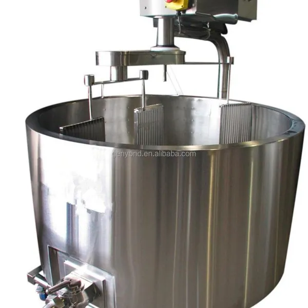 400l 500l Cheese Dairy Processing Machines Automatic Cheese Vat 1000 Liters photo-2