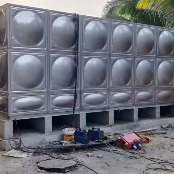 Export Grade Porcelain Enamel Steel Sectional Water Tank for Chemical Resistant Storage photo-4