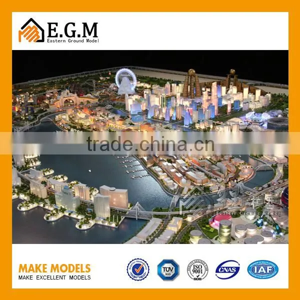 Urban Planning Scale Model, Government Land Using Project for Commercial Center photo-2