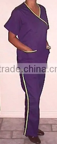 Contrasting Mock Wrap Suit Purple/Lime, Orange, Tropical Pink