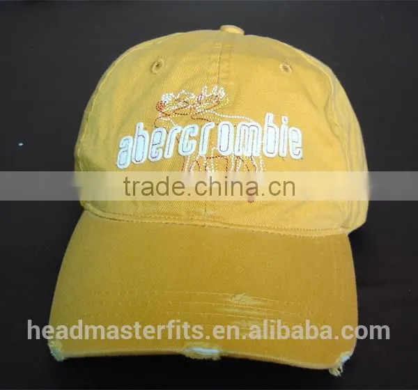 Factory Price Colors Custom Washed Cotton Baseball Cap 6 Panel Distressed Baseball Hat photo-3