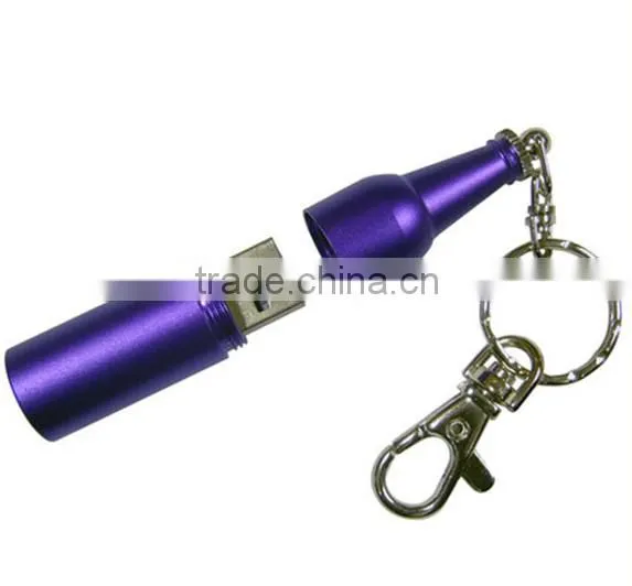 Wine Bottle USB Flash Disk With Key Chain photo-4