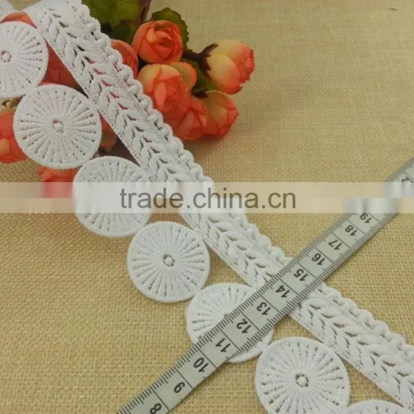 100% Emboridery Cotton Lace for Ladies Dress --- H1671 Quality Choice photo-3