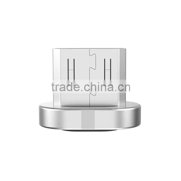 WSKEN X-Cable Metal Mini 2 2in1 Magnetic Cable For Iphone 5s/6s/6plus/Samsung S7edge/s7 1m 2.4A LED Indicator Light Nylon Cable photo-5