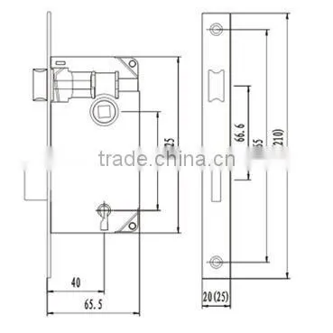 Wholesale Manual Door Locks Shanghai Factory photo-2