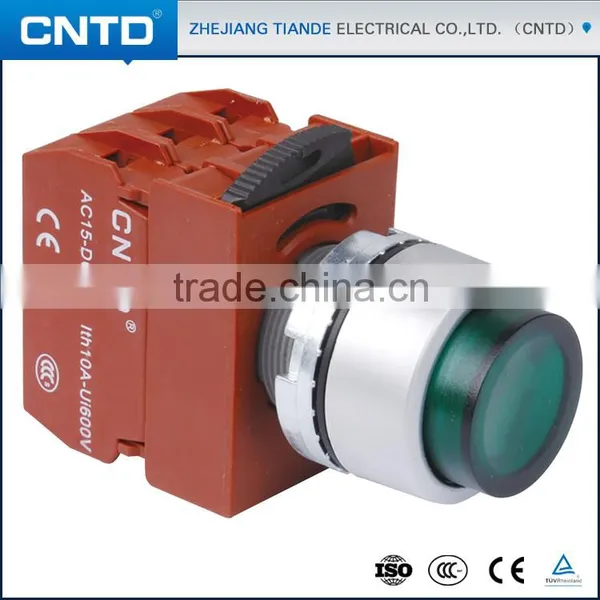 CNTD Various Color 16MM 22MM 30MM Optional Industrial Power Push Switch (C2PNF) photo-3
