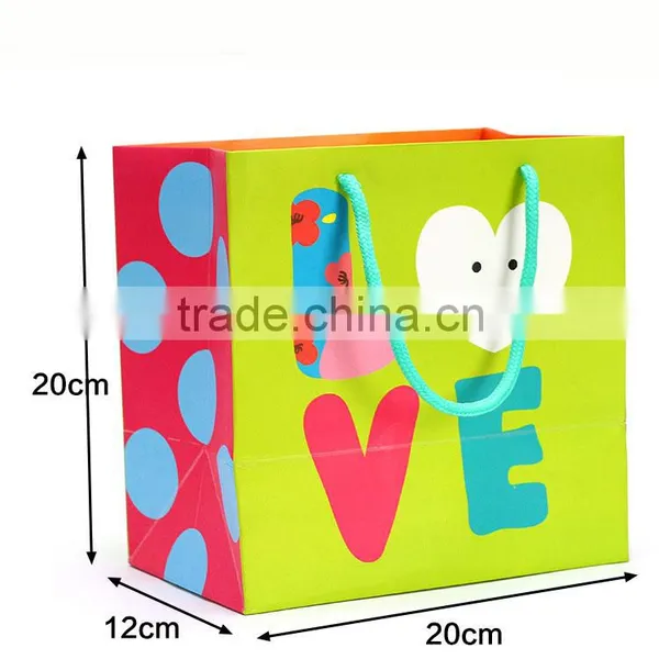 Cute Gift Bag Special Design Ivory Board Creative Cartoon Paper Bag Supplier's Choice photo-4
