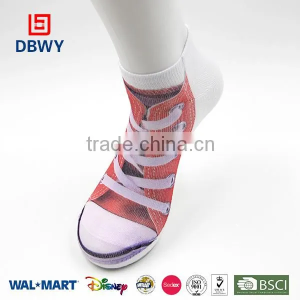 Shoe Pattern Sublimation Women and Girl Socks