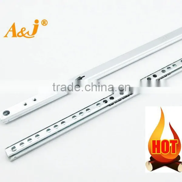 Wholesale Telescopic Drawer Channel Price 27mm 2 Fold Full Extension Slides photo-4