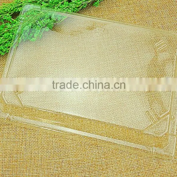 OPS Plastic Disposable Embossing Sushi Box Container Tray With Clear Lid photo-6