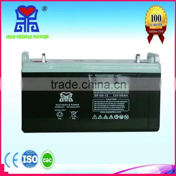 Solar Battery 24V100AH Deep Cycle Lead Acid External Battery