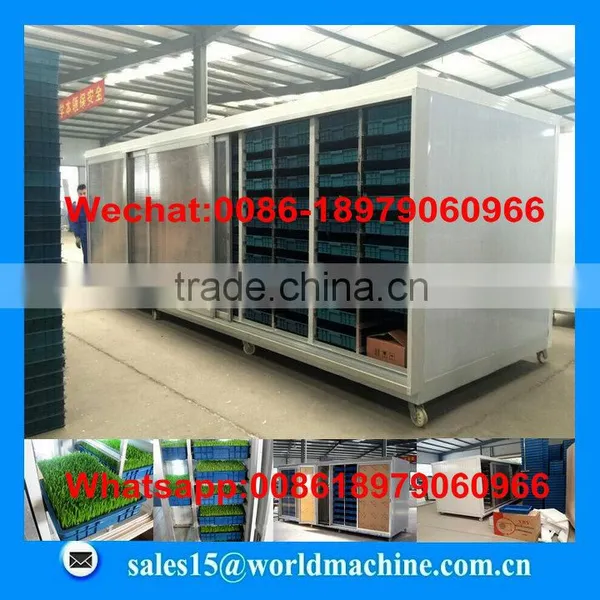 WHIR Saudi Arabia With SASO Certificate Hydroponic Hydroponics Cultivation for Growing Fodder Grass,barley,wheat photo-2