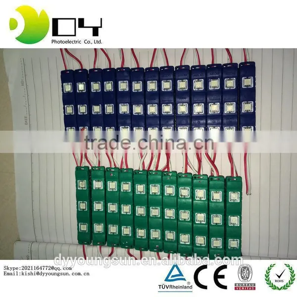 New Arrival Injection ABS Plastic 5730 SMD Led Modules 3Leds/1.5W High Lumen Led Backlights String White/Warm White Red Blue photo-2