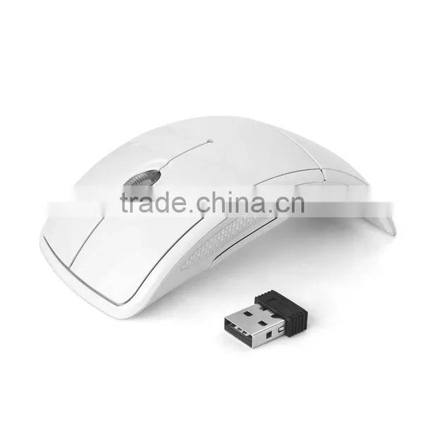 2.4ghz Wireless Foldable Folding Arc Optical Mouse for Microsoft Laptop Notebook photo-4