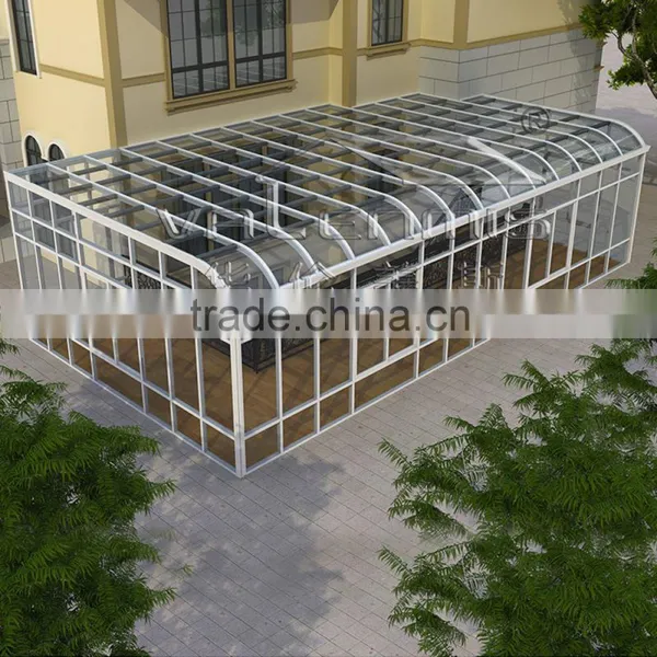 Easy to Assemble Home Decor Pop up Glass Sunroom photo-2