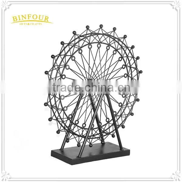 Ferris Wheel Shape Metal Crafts for Christmas Decoration photo-4