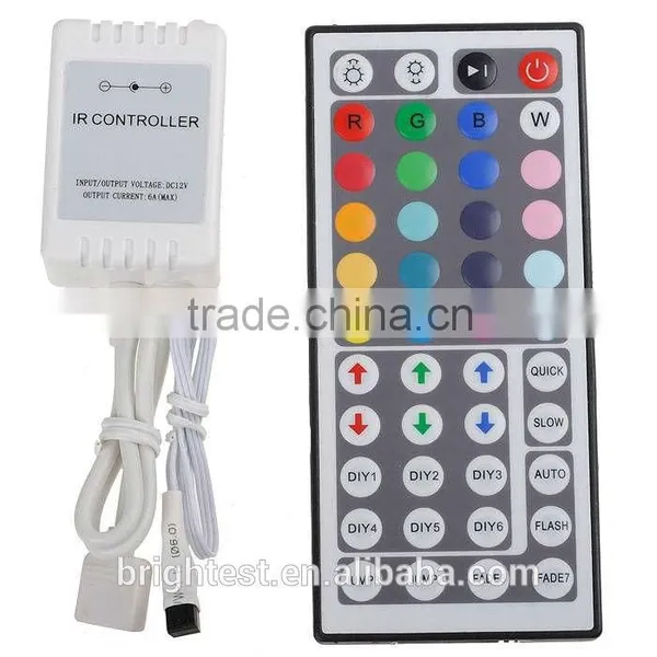Best Price 44keys Sir Remote Control for Led Rgb Strips,LED Strip Light 12V 144W RF LED Controller photo-2