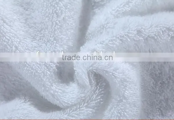 GaoYang Towel Factory100% Cotton Dobbby White Hotel Towel Embroidery Logo Hotel Gift Face Towel photo-5