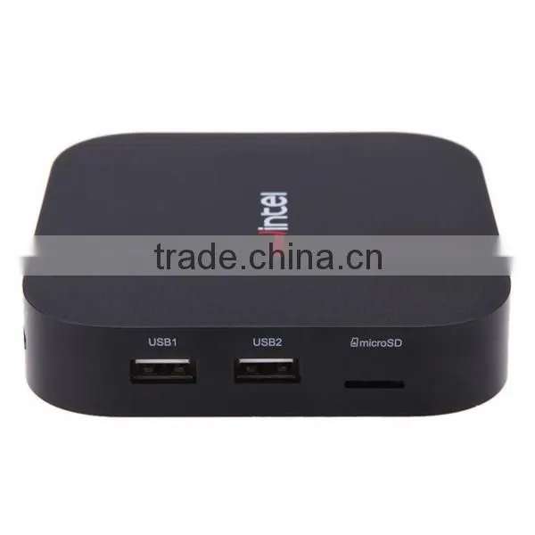 Wintel W8 Dual Intel Mini PC Windows8.1 Android 4.4 Z3735F Quad Core 64Bit Smart TV Box photo-4