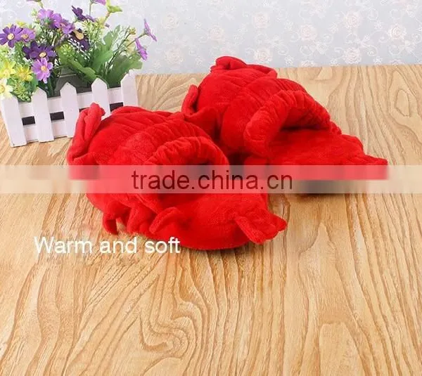 Plush House Slipper/kids Plush Slipprer/plush Shrimp Shaped Slipper photo-2