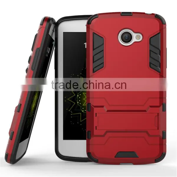 2 in 1 Kickstand Hybrid Armor Iron Man Cell Phone Case For LG K5 photo-3