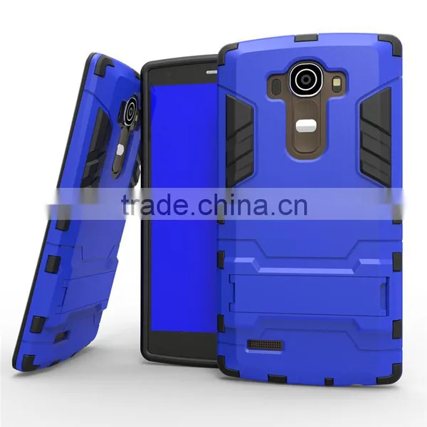 Hot Selling Hybrid Kickstand TPU PC Armor Case Iron Man Cellphone Case For LG G4 Note photo-5