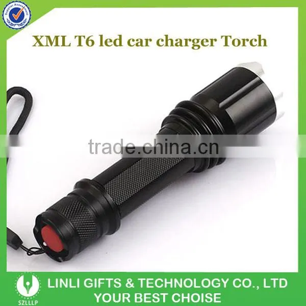 Cree t6 Rechargeable Aluminum Alloy LED Flashlight