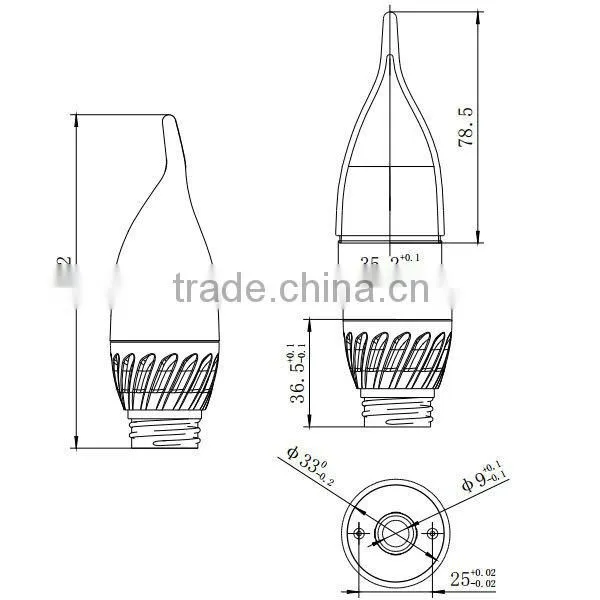 3W 4W 5W LED Bulb Lighting Housing photo-3