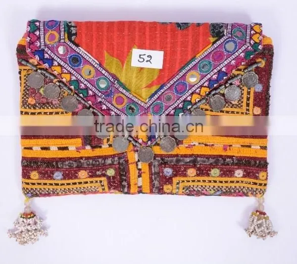 Vintage Banjara Clutch Bag Gypsy Banjara Clutc Purse Tribal Embroidered Clutch Bag Vintage Banjara Bag~Source Directly From Fac.