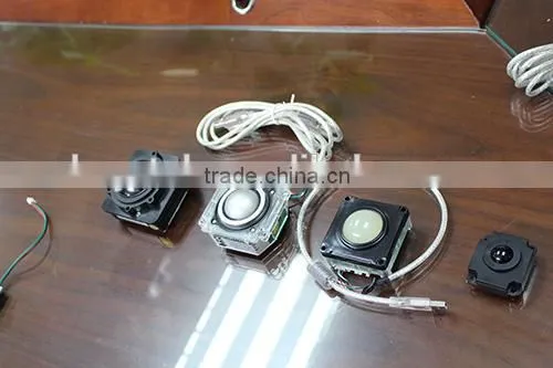 Rear Panel Mounting Vandal Proof 25mm Metal Trackball Industrial photo-3