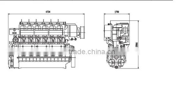 G6300 Series Marine Diesel Medium Speed Engine photo-2