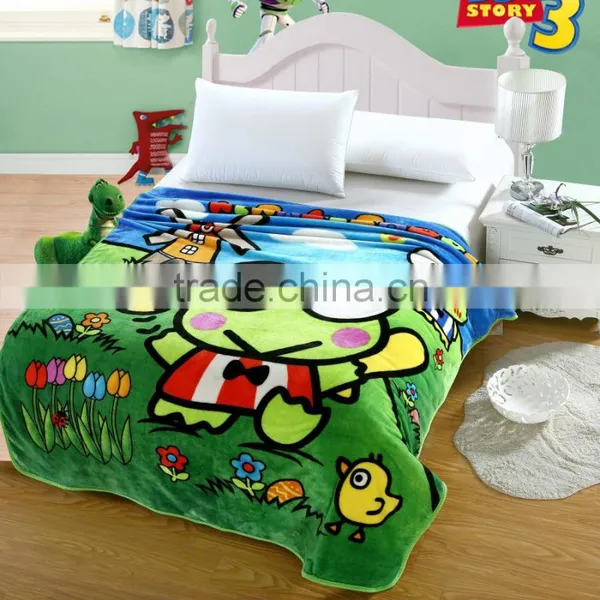 100% Polyester Cheap Flannel Blanket in China