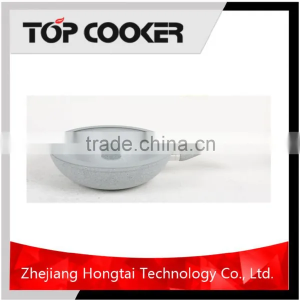 Forged Aluminum Marble Korean King Wok Burner With Lid photo-2