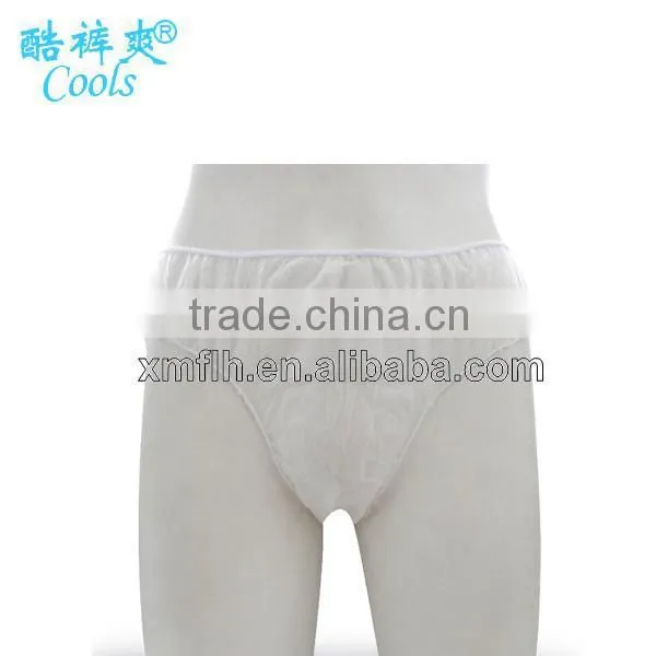 Men Disposable Paper Underwear(7pcs/opp Bag) photo-2