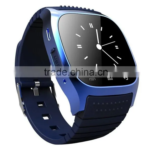 Smart Bluetooth Watch With LED Display Barometer Alitmeter Music Player Pedometer for Android IOS Mobile Phone